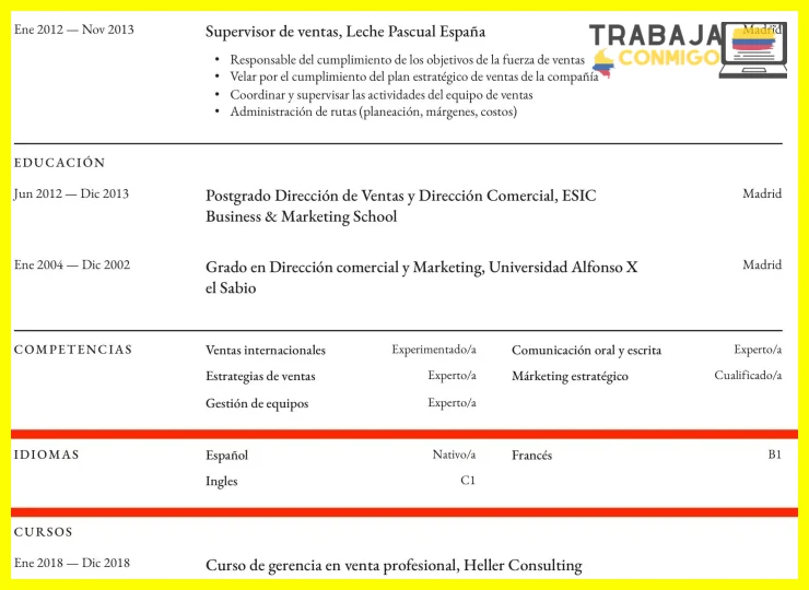 </li></p>
<p><p><li>Se analiza la manera de colocar los idiomas en un currículum y cómo destacarlos para mejorar la presentación profesional.</li></ol>