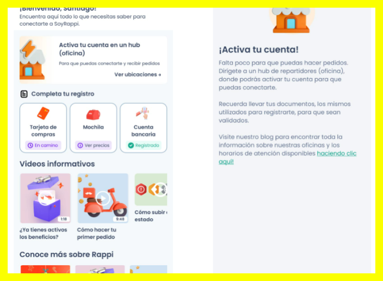 Proceso de registro y activación paso a paso