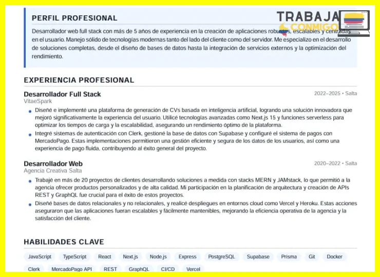 Análisis de palabras clave en ofertas de tecnología para personalizar tu CV