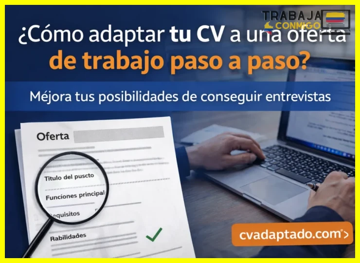 Cómo adaptar tu currículum a ofertas de Trabaja Conmigo