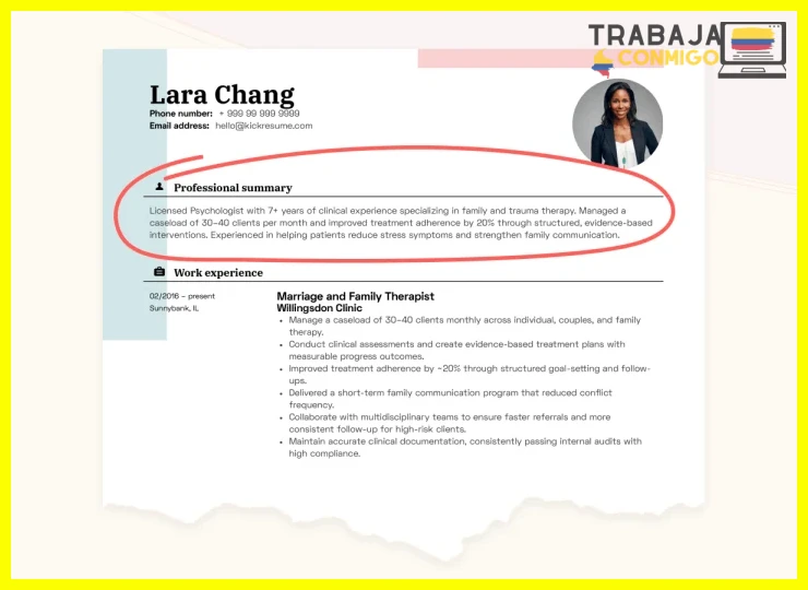 ¿Cómo escribir un resumen profesional que llame la atención?