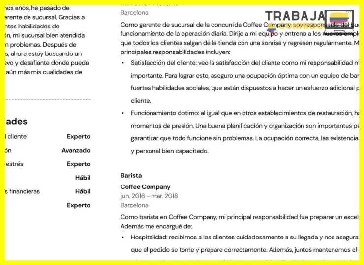 Conocimiento del puesto y la empresa al que aplicas