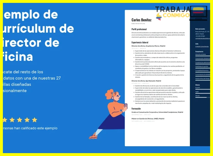 Disponer de datos cuantificables de logros y experiencia relevante