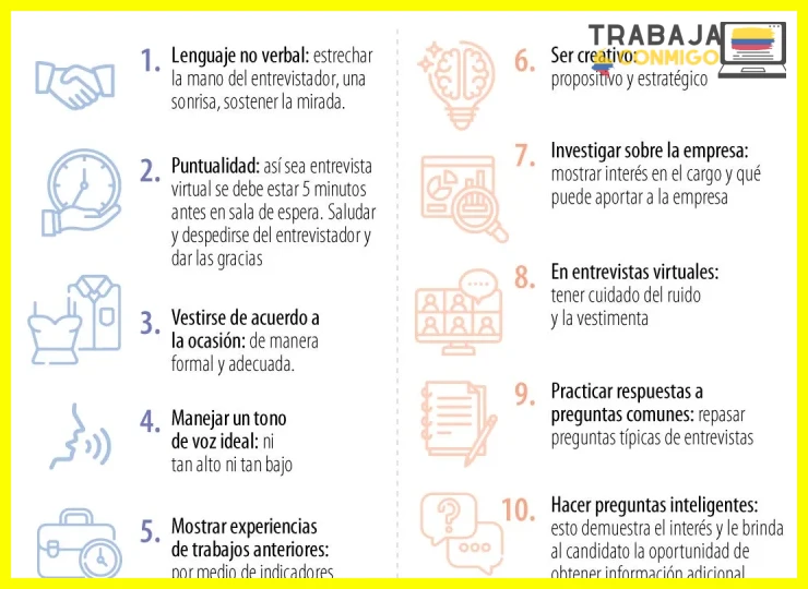 ¿Entrevista de trabajo: 10 Consejos para no ponerte nerviosa?