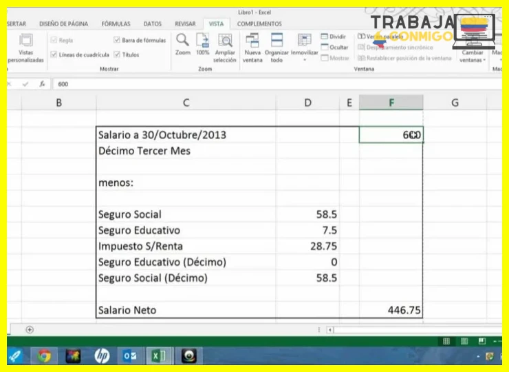 Factores que cambian el resultado de tu salario neto