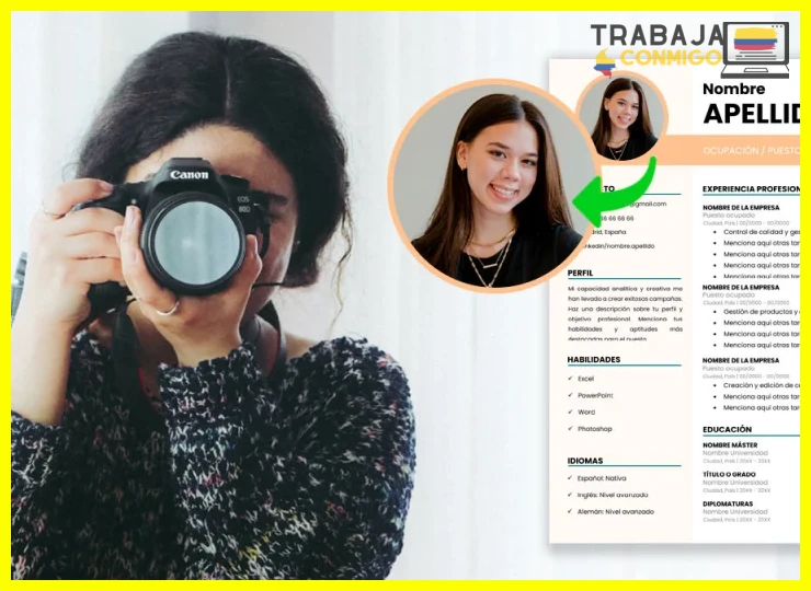 Guía de fotografía profesional para currículum