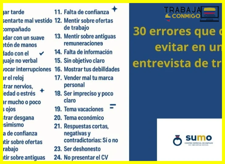 Llegar tarde o sin los documentos necesarios