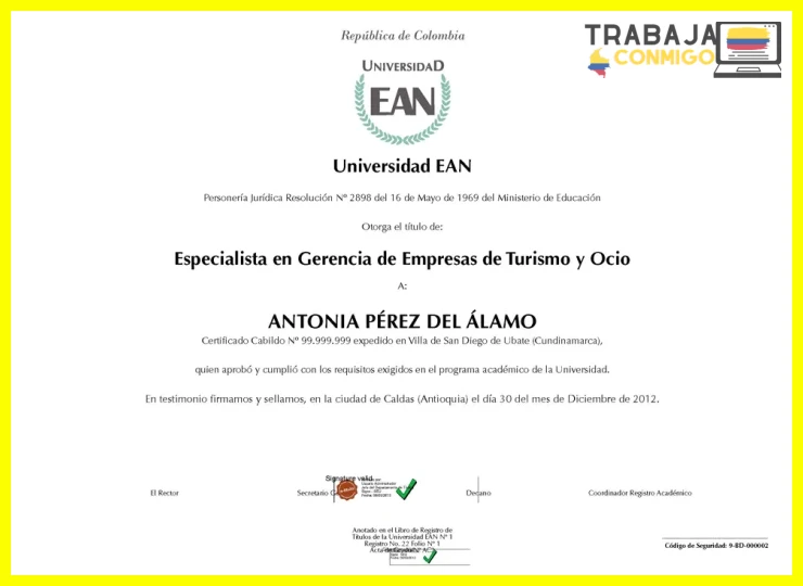 Registro único de títulos extranjeros en el Ministerio de Educación Nacional