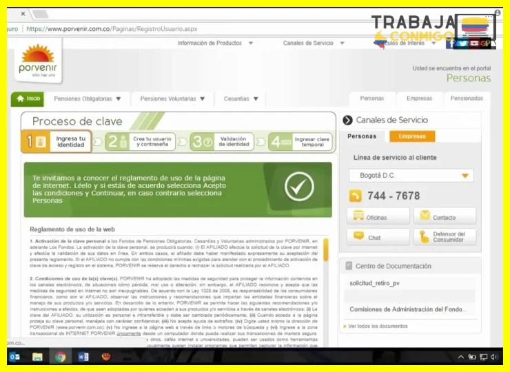 ¿Requisitos para retirar cesantías - Porvenir Web?